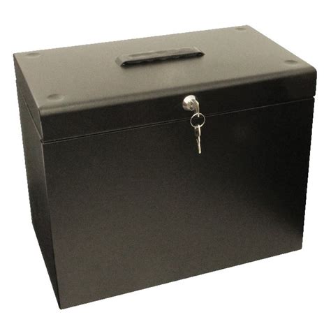 a4 lockable metal file box|cathedral a4 metal box file.